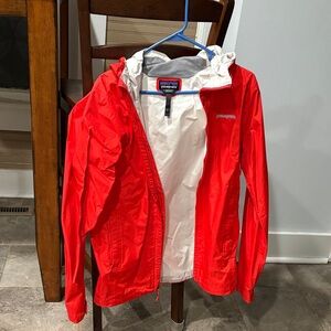 Patagonia Bright Red Raincoat